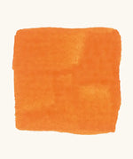 Brushstroke using Stockmar orange opaque watercolour paint