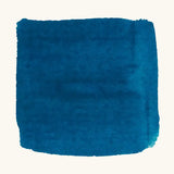 Brushstroke using Stockmar Prussian blue opaque watercolour paint