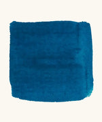 Brushstroke using Stockmar Prussian blue opaque watercolour paint