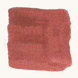 Brushstroke using Stockmar rust brown opaque watercolour paint