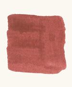 Brushstroke using Stockmar rust brown opaque watercolour paint