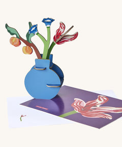 Studio Roof Dutch Masters inspired bouquet 3D pop out card decoration  Next to matching greetings card