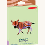 Studio Roof Boar Piglet - 3D Cardboard Model in its colourful packaging