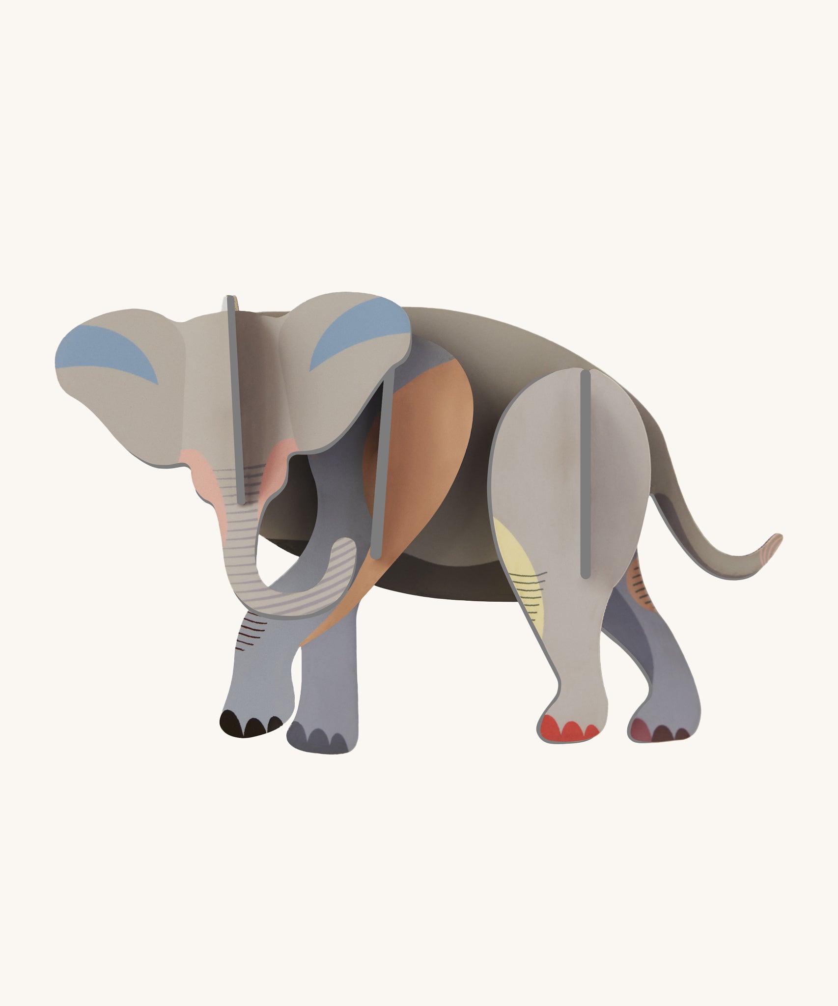 Studio Roof Elephant - 3D Cardboard Model