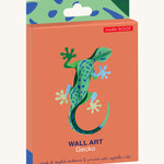 Studio Rook Gecko - 3D Cardboard Model in its colourful packaging.