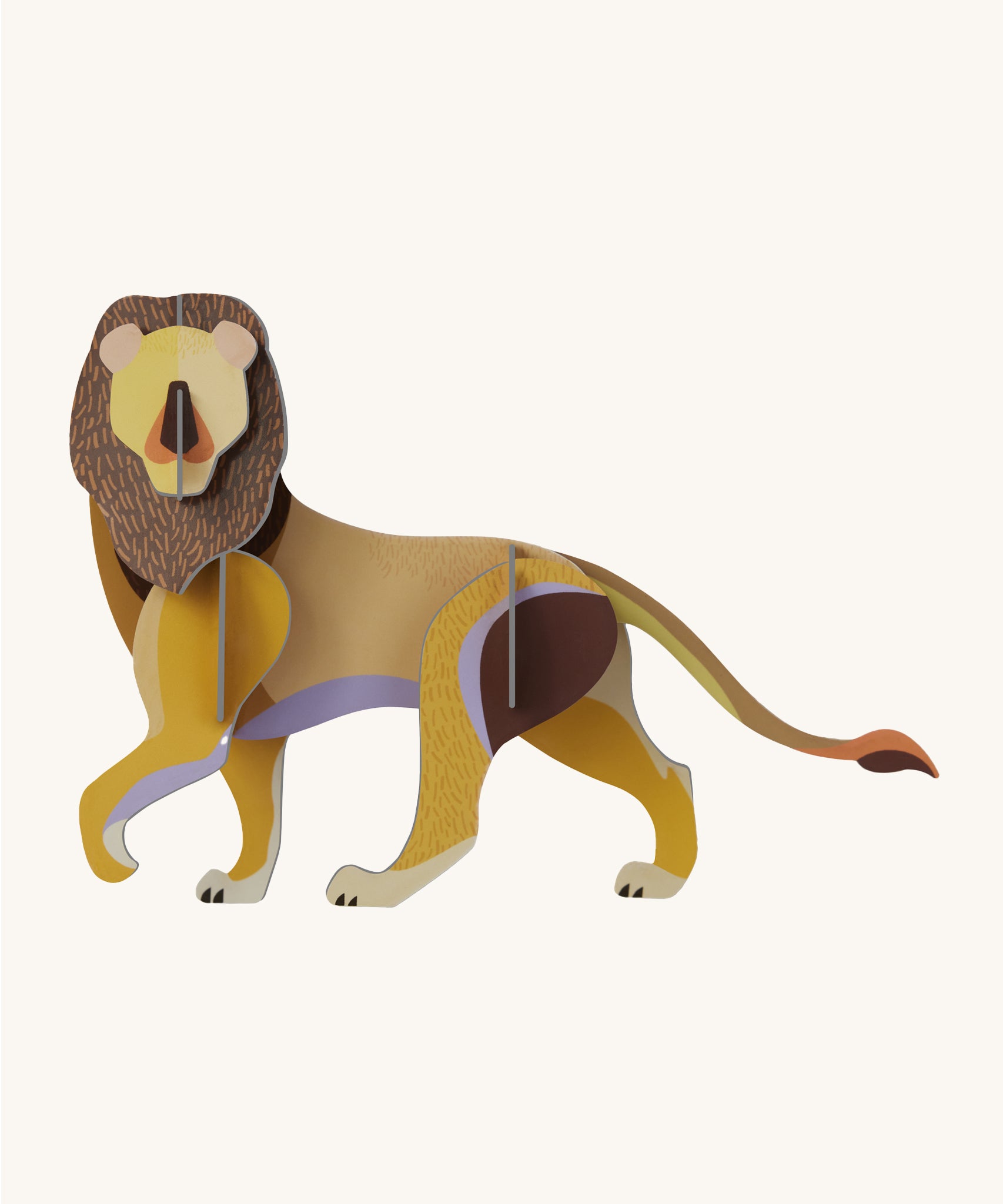 Studio Roof Lion - 3D Cardboard Model