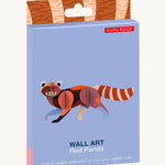 Studio Roof Red Panther - 3D Cardboard Model in its colourful packaging.