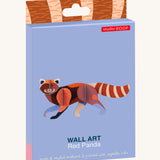 Studio Roof Red Panther - 3D Cardboard Model in its colourful packaging.