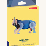 Studio Roof Rhino - 3D Cardboard Model in its bright packaging.