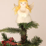 The Makerss - Angel Needle Felt Kit, complete angel as a Christmas Tree topper. 