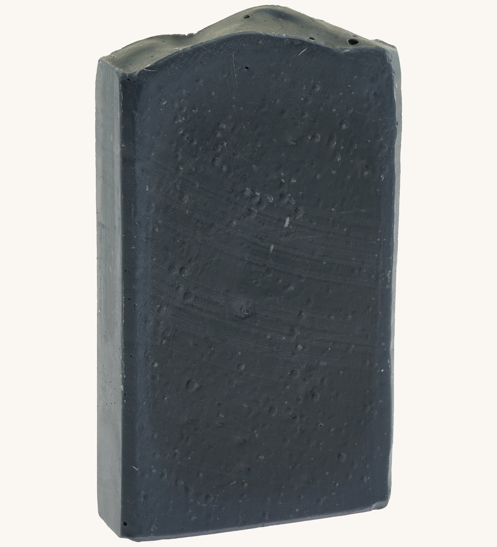 The Soap Mine deep slate grey coloured Charcoal facial bar available at Babipur. 