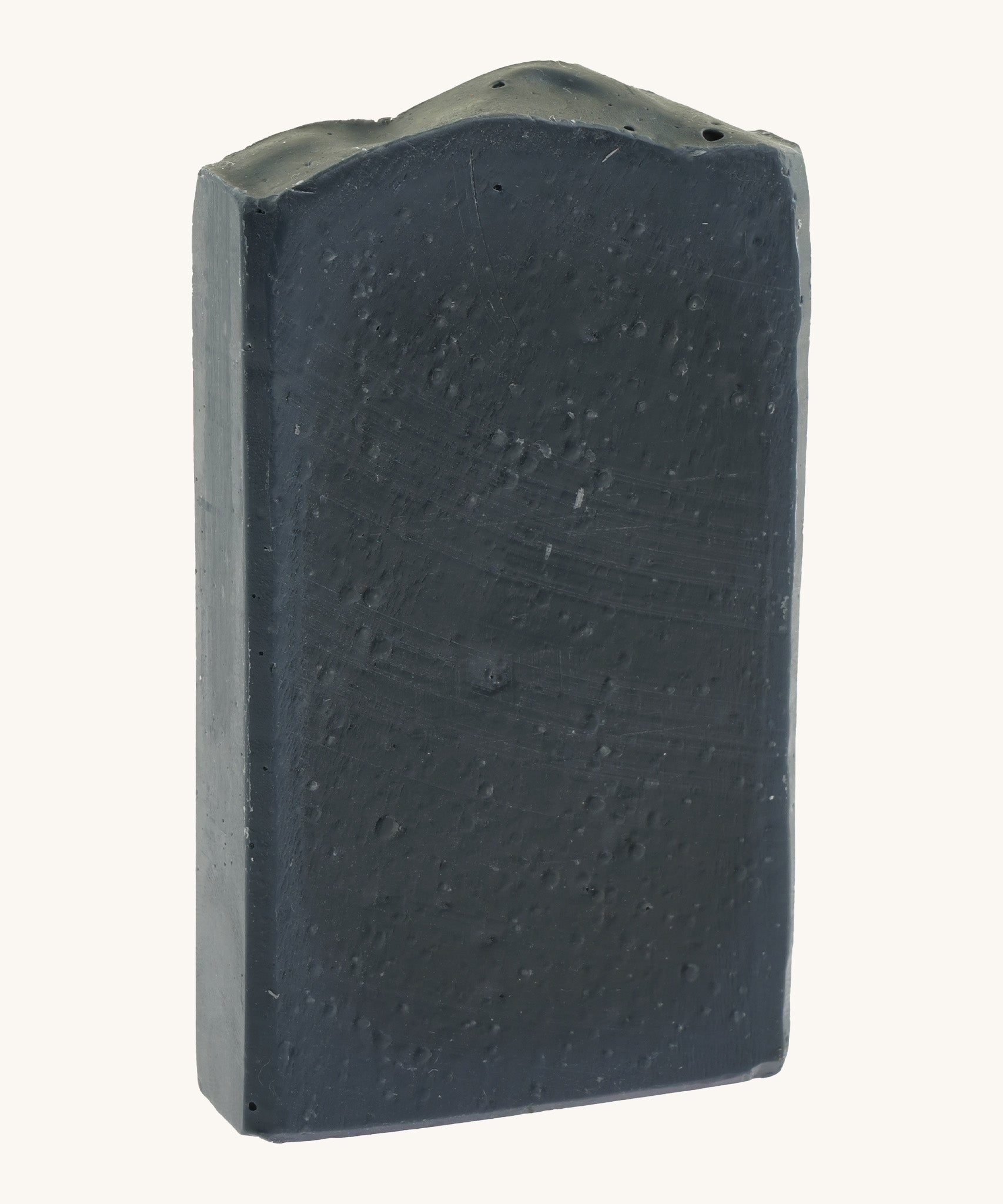 The Soap Mine deep slate grey coloured Charcoal facial bar available at Babipur. 
