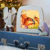 Toverlux Advent Story Silhouette Set - a layered advent calendar with 4 silhouettes for the magic lamp or window frame to create a nativity scene - buy now at Babipur.