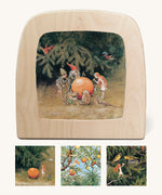 Toverlux StoryLux 4 Silhouette Set for magic lamp showing 4 scenes from Elsa Beskow's The Sun Egg children's book, buy now at Babipur.