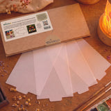 Toverlux lantern night light DIY set, 4 blank sheet inserts to personalise with watercolour paints and crayons.