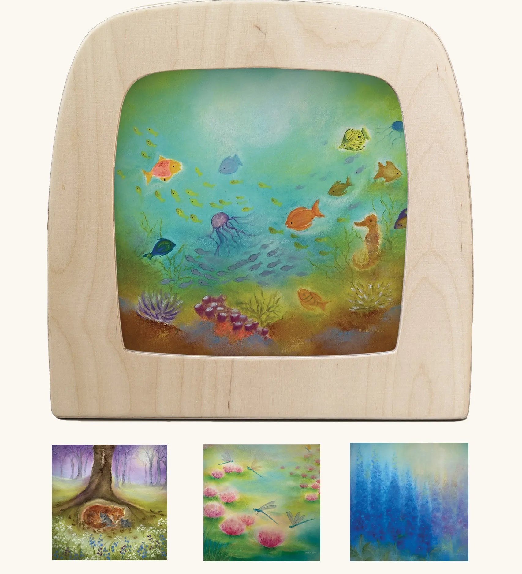 Toverlux silhouettes by artist Baukje Exler compatible with the Magic Lamp or Magic Frame