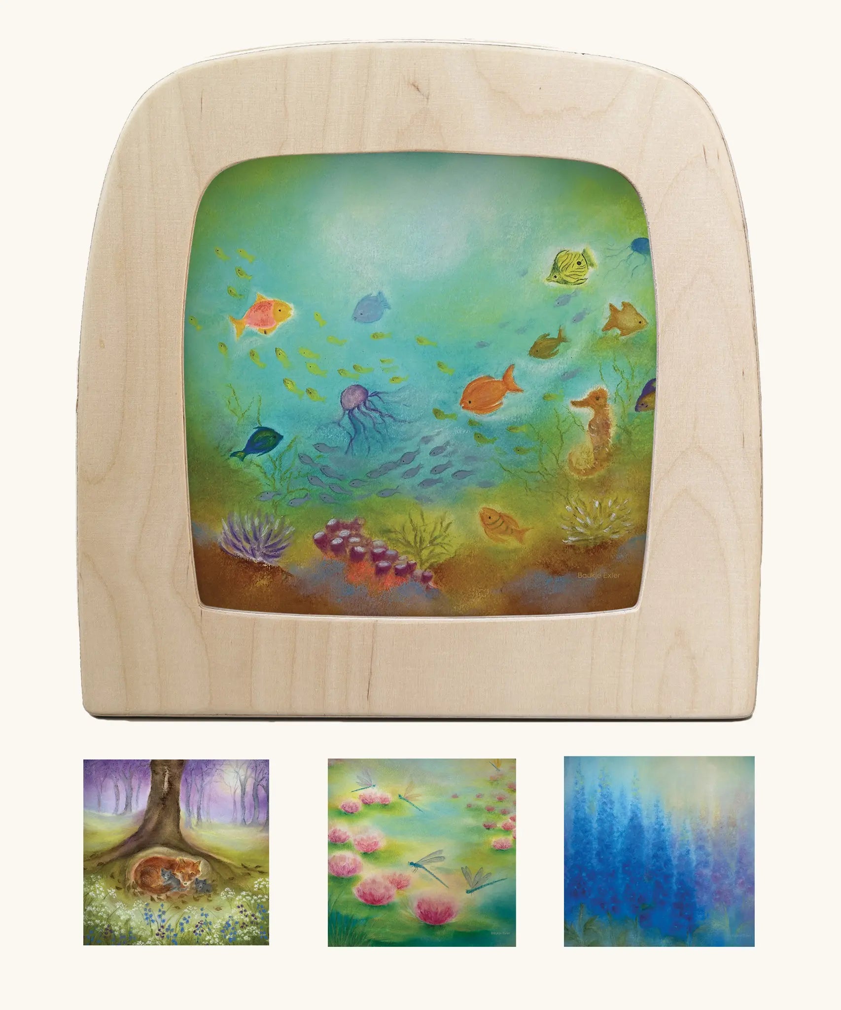 Toverlux silhouettes by artist Baukje Exler compatible with the Magic Lamp or Magic Frame