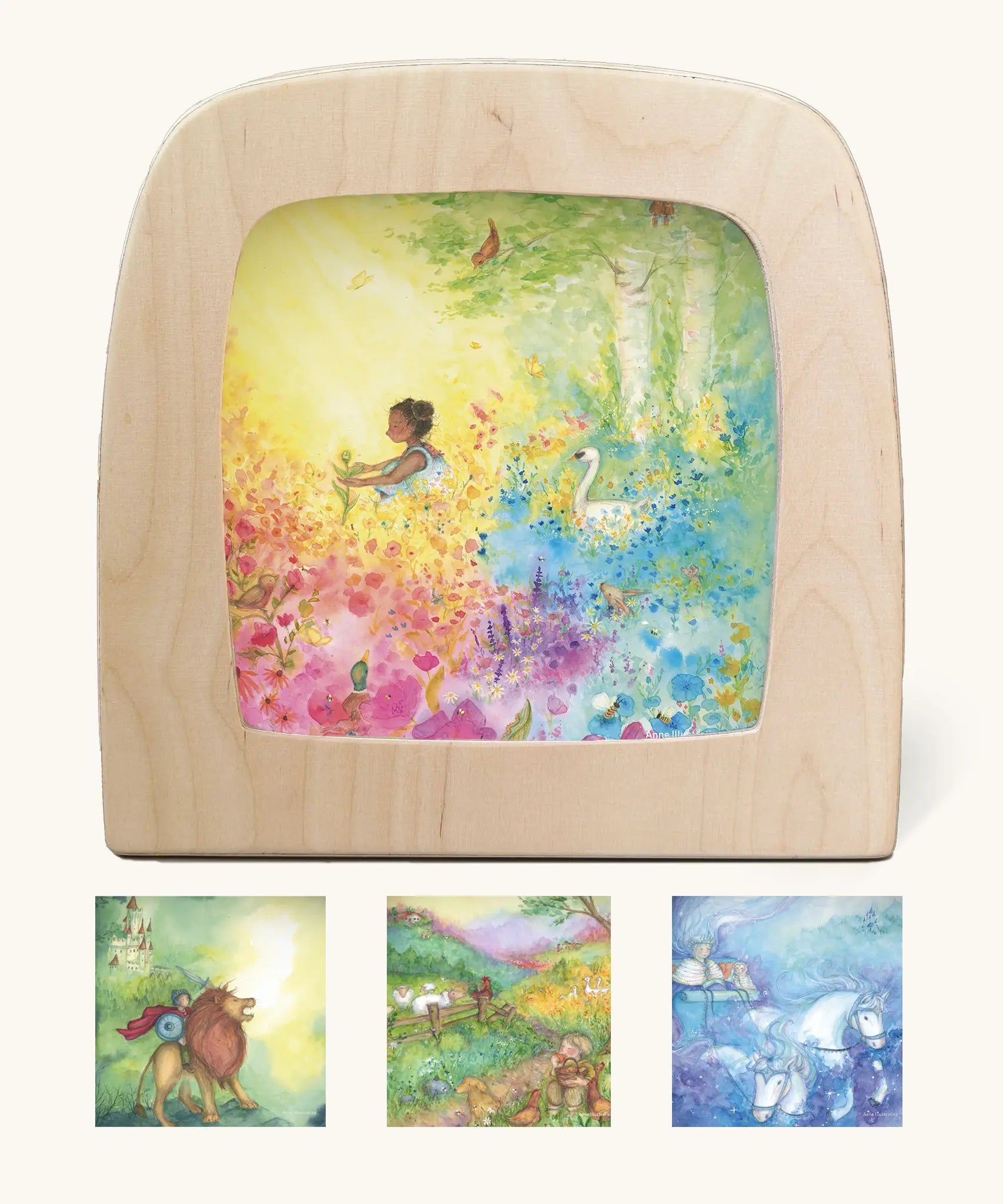 Toverlux silhouettes by artist Anne illustrates compatible with the Magic Lamp or Magic Frame