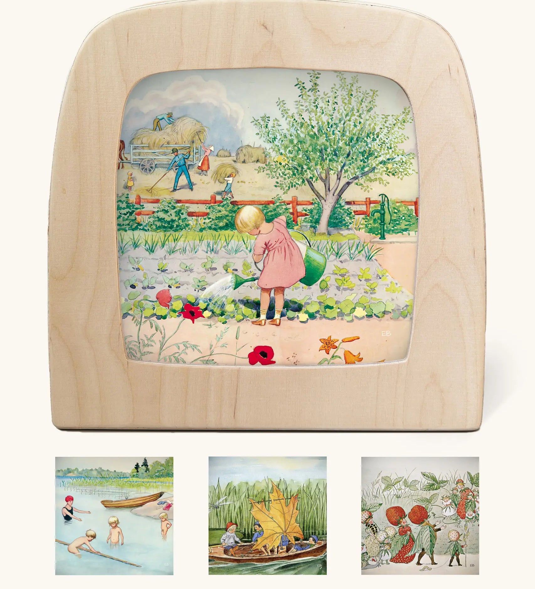 Toverlux silhouettes by artist Elsa Beskow compatible with the Magic Lamp or Magic Frame