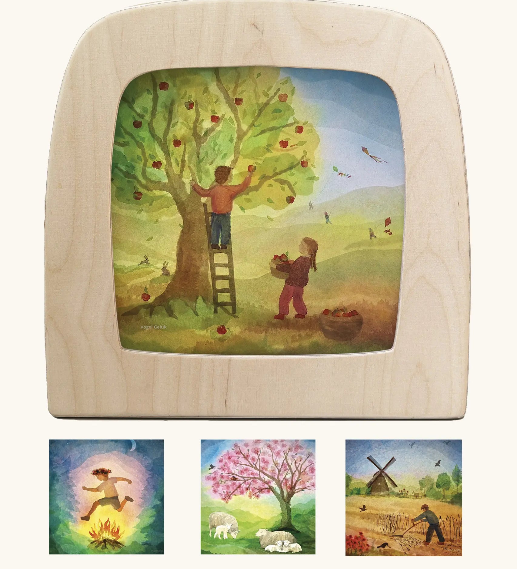 Toverlux silhouettes by artist Vogel Geluk compatible with the Magic Lamp or Magic Frame