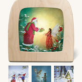 Winter Special Toverlux silhouettes, set of 4, by artist Daniella Drescher, compatible with the Magic Lamp or Magic Frame, for sale at Babipur.