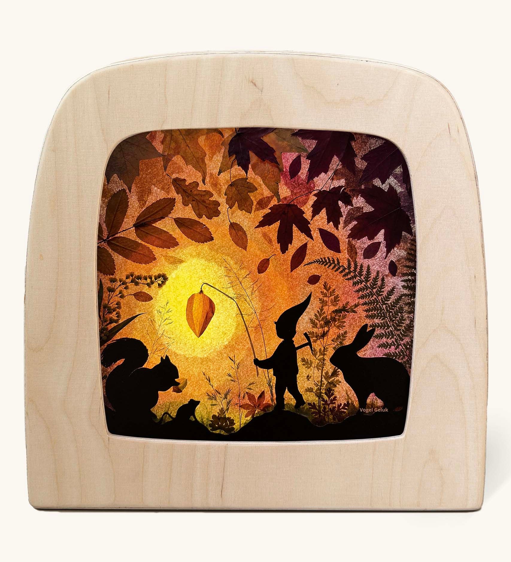 Silhouette de lampe magique Toverlux - Illustration de Vogel Geluk