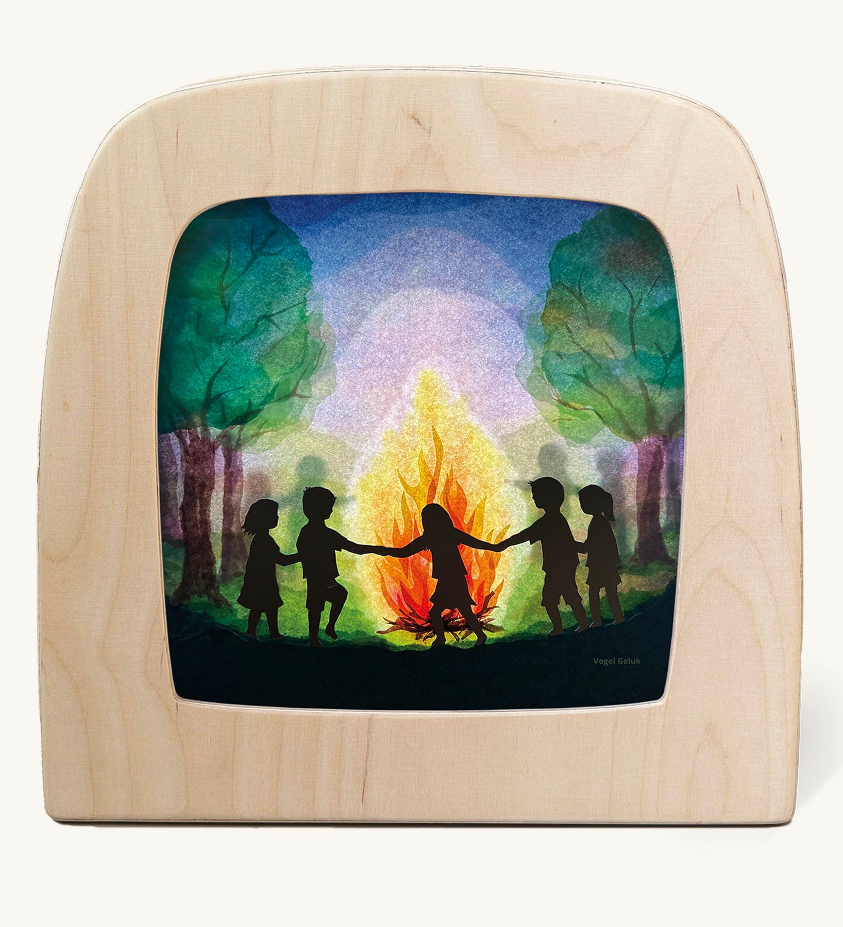 Silhouette de lampe magique Toverlux - Illustration de Vogel Geluk