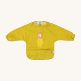 Trixie Animal Friends Waterproof Long Sleeve Bib, yellow, Mr Lion. 