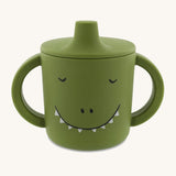 Trixie Animal Friends Silicone Sippy Cup, green, Mr Dino.