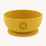 Trixie Animal Friends Silicone Suction Bowl, yellow, Mr Lion. 