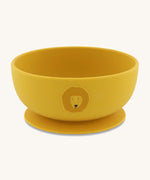 Trixie Animal Friends Silicone Suction Bowl, yellow, Mr Lion. 