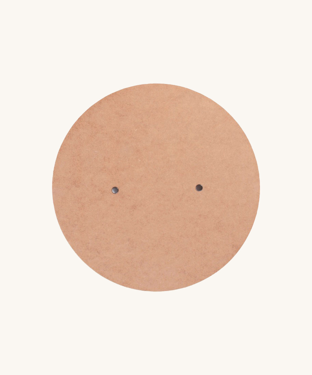The VAH DIY wooden shield role playing toy, an unpainted toy shield for painting or drawing your own designs onto.
