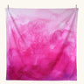 Wonderie organic cotton large sheer play cloth in pink orchid for unicorn, magical, floral small world play.
