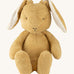 Wooly Organic soft bunny rabbit toy in light brown colour available at Babipur. A soft organic cotton bunny rabbit toy with floppy ears and cute facial features. 
