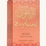Zaytoun Pure Olive Oil Soap - Rose 100g box