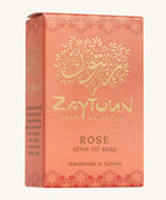 Zaytoun Pure Olive Oil Soap - Rose 100g box