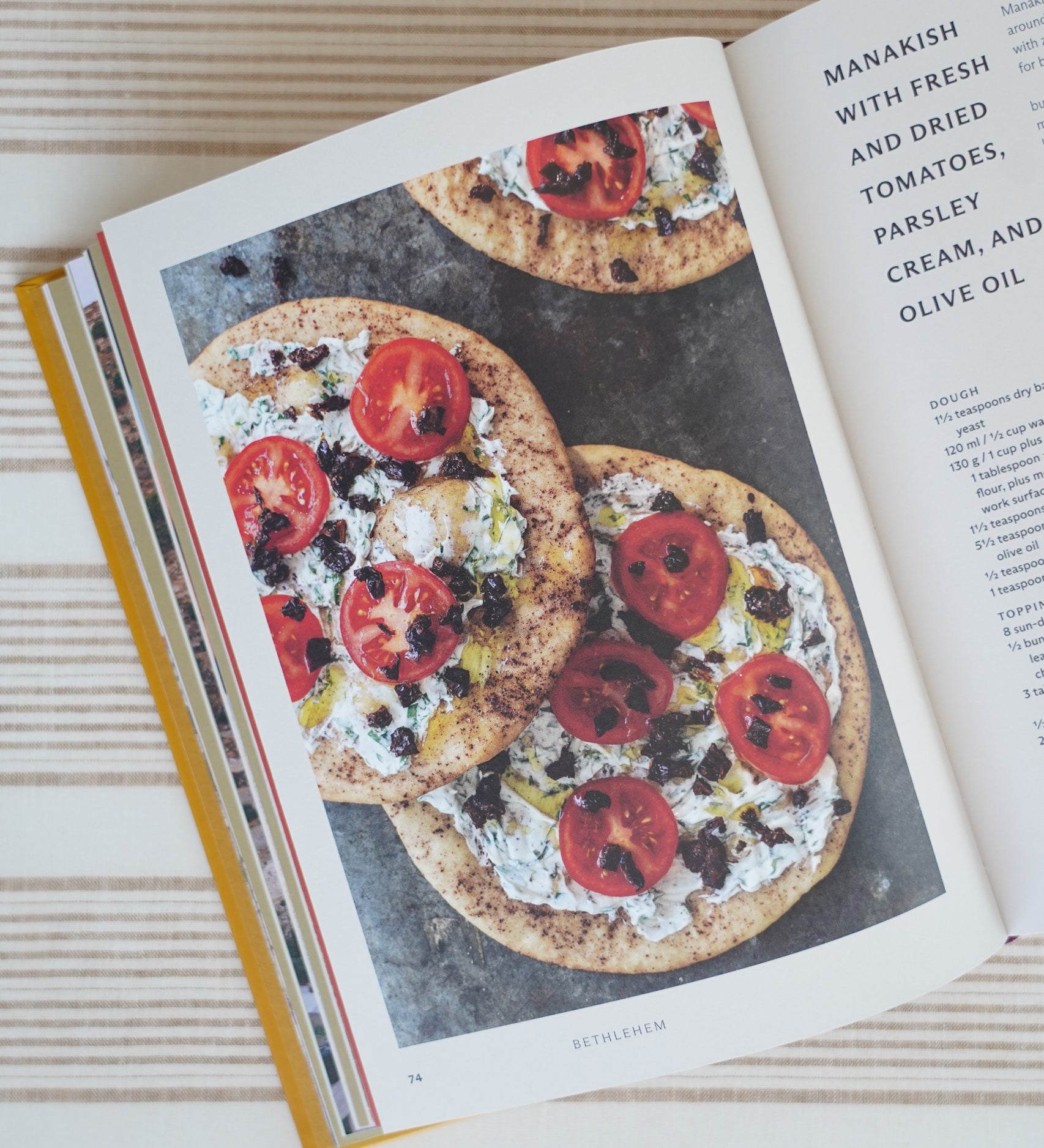 Enjoy a taste of Palestine with a recipe from the Zaytoun Bethlehem Cookbook, featuring authentic creations by Fasi Kattan—get your copy now at Babipur.