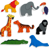 Alphabet Jigsaws 1x World Animal Magnet
