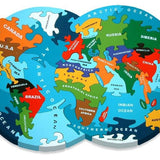 Alphabet Jigsaws World Map