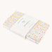 Avery Row Wildflower Baby Muslin Squares in a Set of 3. One cloth is plain white, one has delicate pink flowers and one has an all over floral wildflower design. Avery Row have a collection of stylish nursery and baby essentials available at Babipur.ipur.