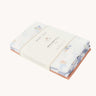 Avery Row Coastline Baby Muslin Squares in a Set of 3. The pack has one plain coral coloured cloth, one check blue and white waves design and one coastline print design. Avery Row have a range of stylish baby and nursery essential available here at babipur. 