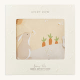 Avery Row Fabric Baby Book - Bunny Tales