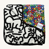 Etta Loves X Keith Haring Reversible Organic Muslin Blanket