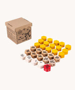 Bajo Bee Hive Wooden Blocks. These Bajo toys are part of a wide selection of wooden toys available here at Babipur. 
