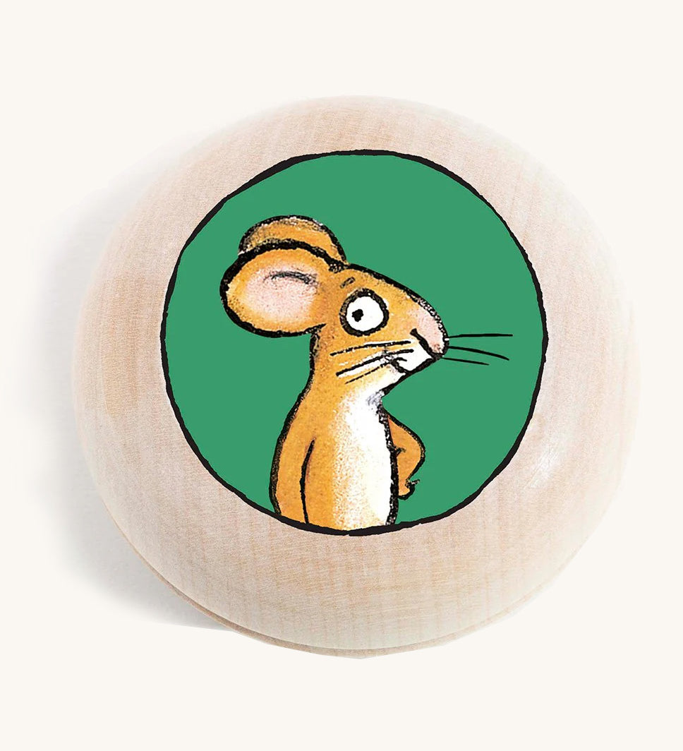 Bajo wooden mouse gruffalo character magnet available at Babipur