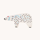 Bajo Endangered Animals Polar Bear Figure. This Bajo figure is part of the endangered animals collection from Bajo available at Babipur. 