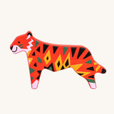 Bajo Endangered Animals Tiger wooden toy Figure. These heirloom quality toys by Bajo are part of a wide range of wooden toys available here at Babipur. 