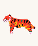 Bajo Endangered Animals Tiger wooden toy Figure. These heirloom quality toys by Bajo are part of a wide range of wooden toys available here at Babipur. 