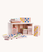 Bajo Giant Wooden Dominoes Game. These heirloom quality toys by Bajo are part of a wide range of wooden toys available here at Babipur. 