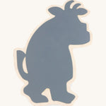 A wooden Gruffalo magnet board on a cream background.